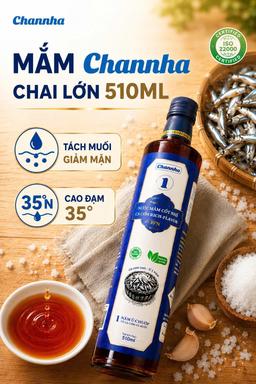 Nước Mắm Cốt nhỉ Cá cơm CHANNHA 35˚N 510ml - Ảnh thu nhỏ 5