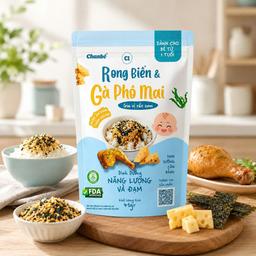 Gia vị rắc cơm rong biển, gà phô mai (từ 1 tuổi) - Ảnh thu nhỏ 1