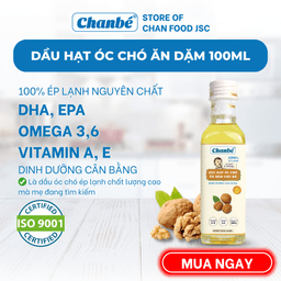 Dầu ăn dặm óc chó Chanbé 100ml - Ảnh thu nhỏ 2