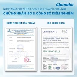 Nước Mắm Cốt nhỉ Cá cơm CHANNHA 35˚N 260ml - Ảnh thu nhỏ 3